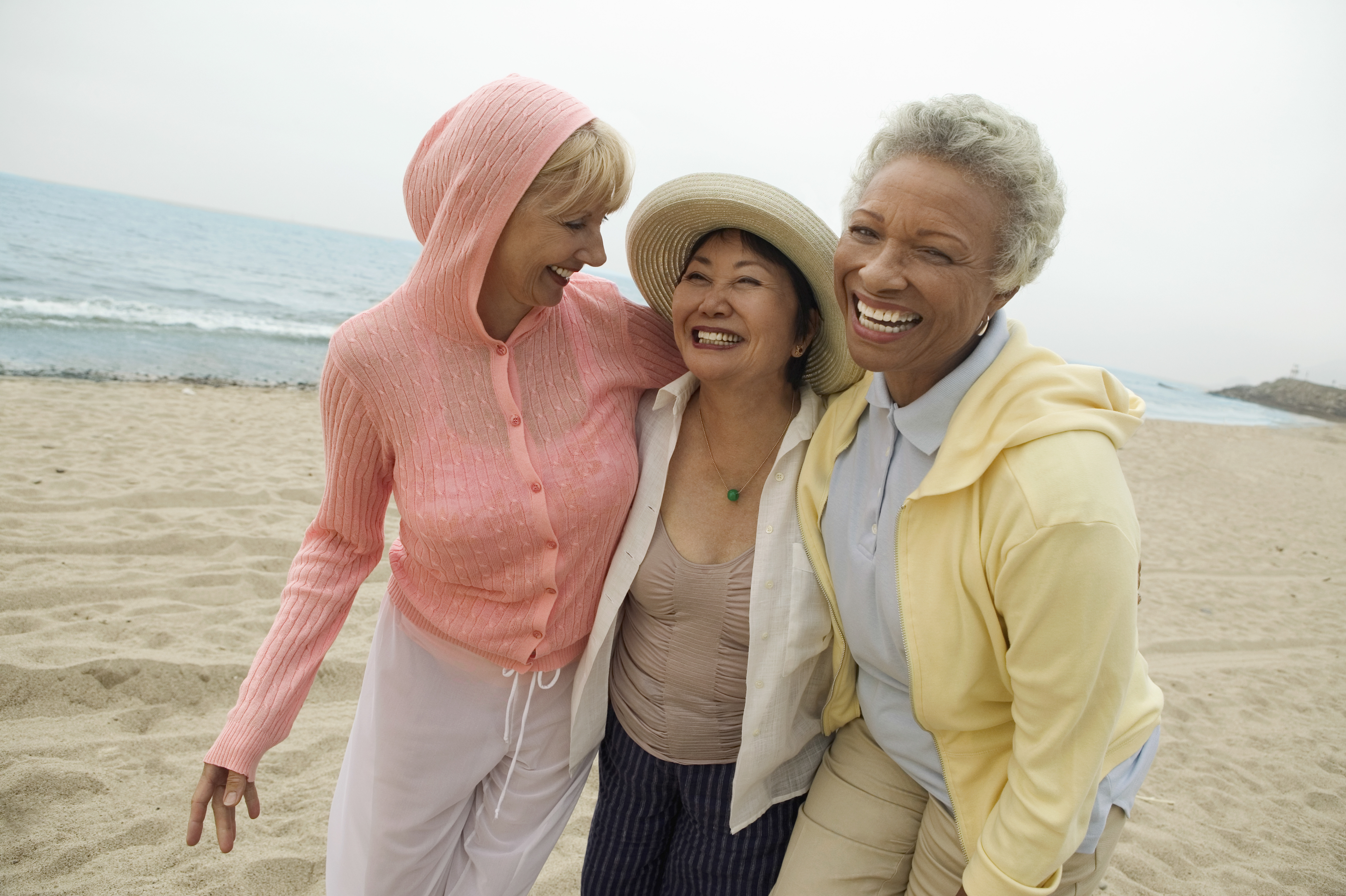 girls on the beach