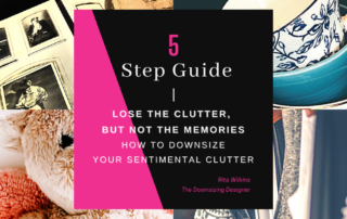 Banner image for a 5 step guide to lose the clutter but not the memories