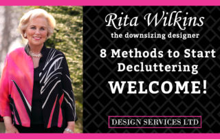 Thumbnail image for the welcome video of Rita's decluttering course