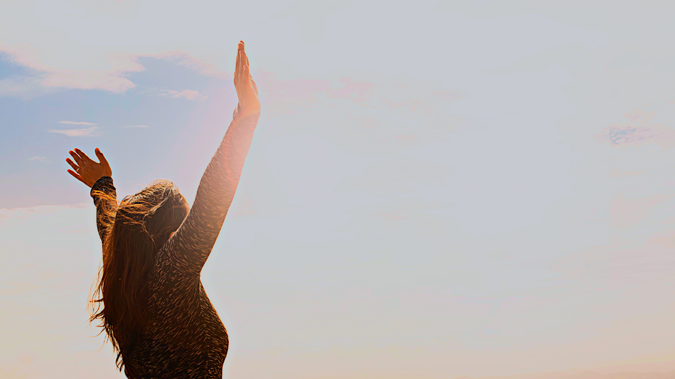 An image of a woman who is ready to break her love-hate relationship with clutter.