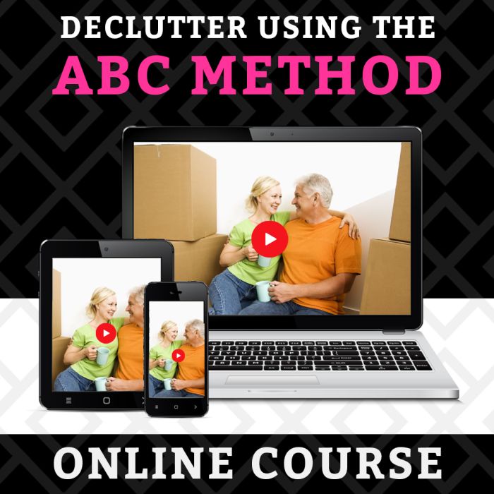 Rita's Online Decluttering Course Product Thumbnail ABC METHOD