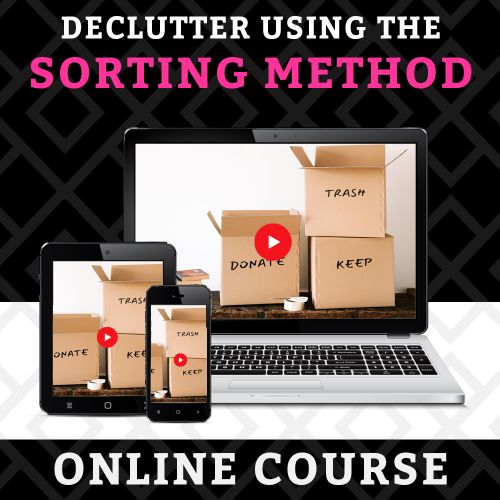 Rita's Online Decluttering Course Product Thumbnail SORTING BOX METHOD
