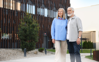 A baby boomer couple looking for 60 plus communities that will bring their life back and build connection after retirement.